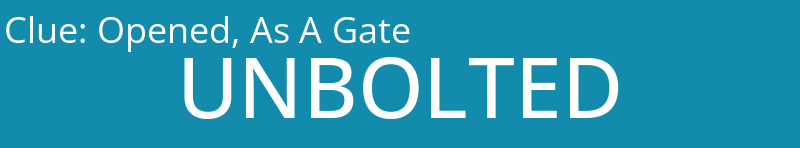 Opened, As A Gate