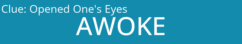 Opened One's Eyes