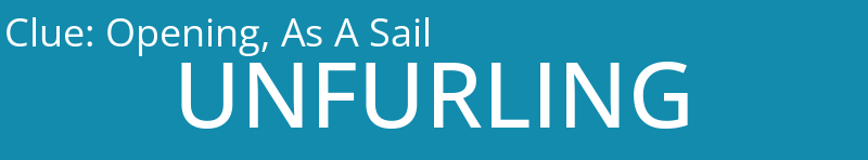 Opening, As A Sail