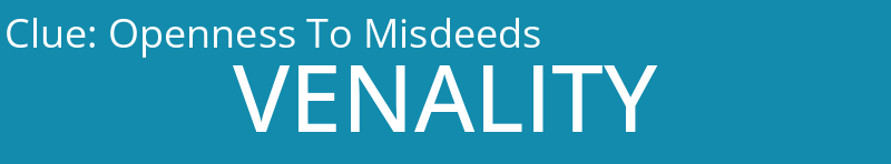 Openness To Misdeeds