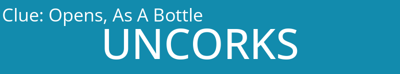 Opens, As A Bottle