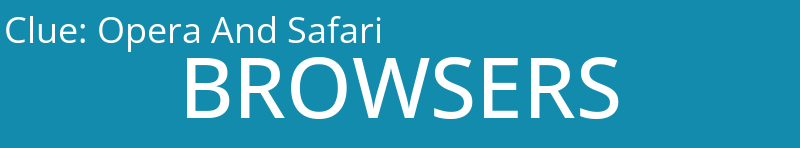 Opera And Safari