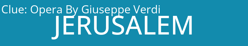 Opera By Giuseppe Verdi