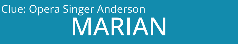 Opera Singer Anderson