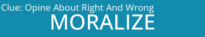 Opine About Right And Wrong