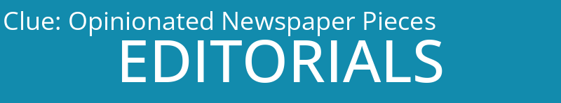 Opinionated Newspaper Pieces