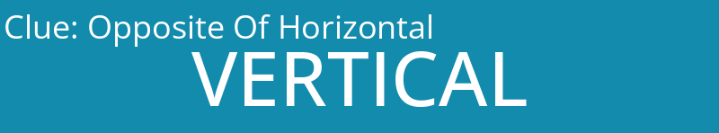 Opposite Of Horizontal