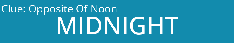 Opposite Of Noon
