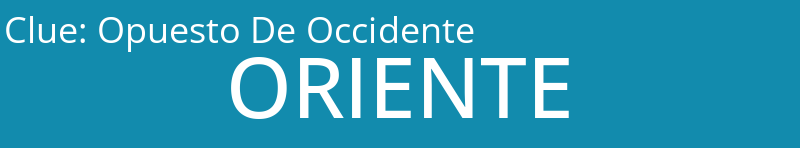 Opuesto De Occidente