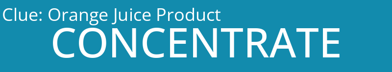 Orange Juice Product