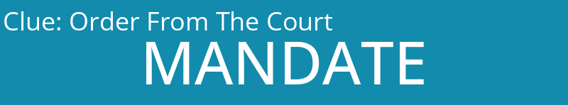 Order From The Court