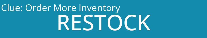 Order More Inventory