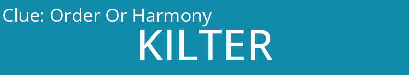 Order Or Harmony