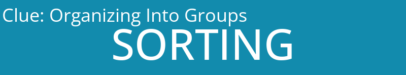 Organizing Into Groups