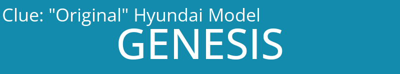 "Original" Hyundai Model