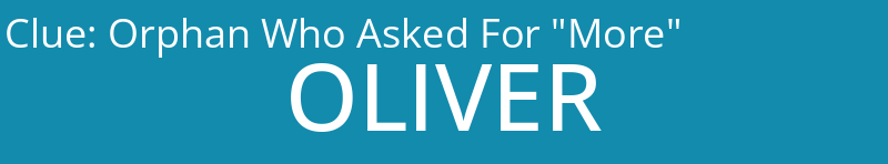 Orphan Who Asked For "More"