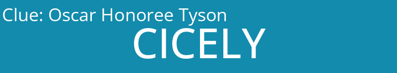 Oscar Honoree Tyson