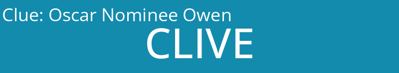 Oscar Nominee Owen