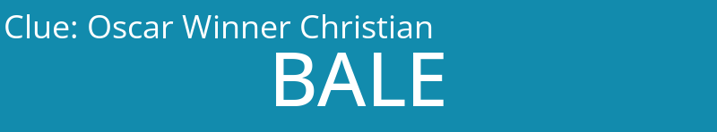 Oscar Winner Christian