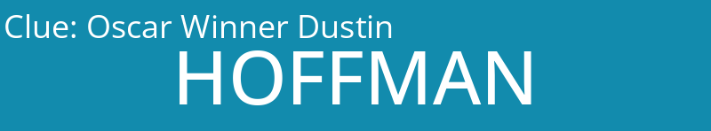 Oscar Winner Dustin