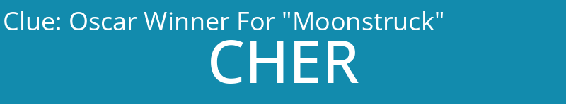 Oscar Winner For "Moonstruck"