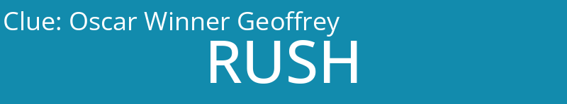 Oscar Winner Geoffrey