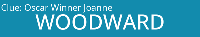 Oscar Winner Joanne