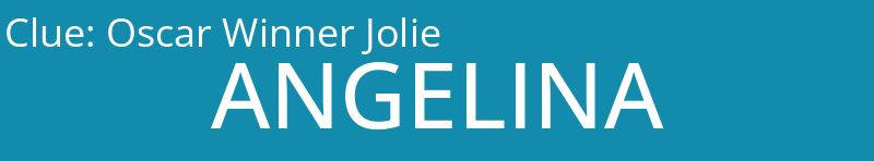 Oscar Winner Jolie