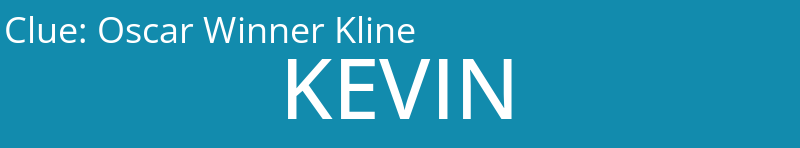 Oscar Winner Kline