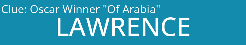 Oscar Winner "Of Arabia"