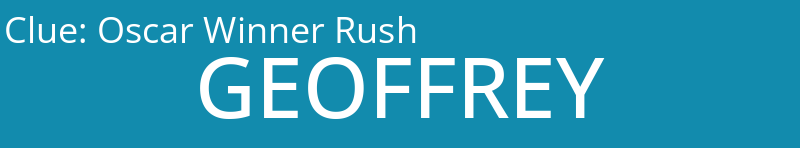 Oscar Winner Rush