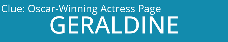 Oscar-Winning Actress Page