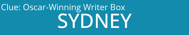 Oscar-Winning Writer Box