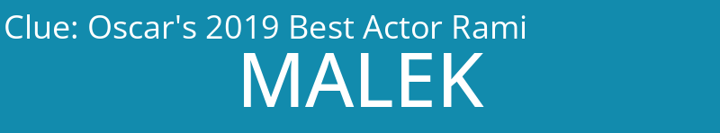 Oscar's 2019 Best Actor Rami