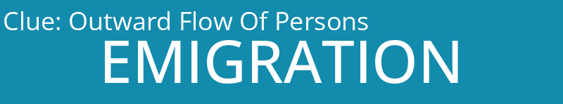 Outward Flow Of Persons
