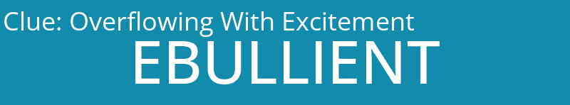 Overflowing With Excitement