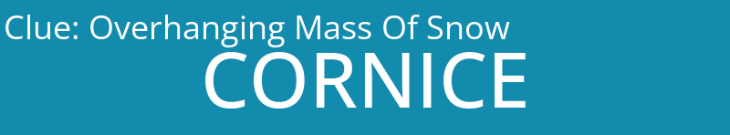 Overhanging Mass Of Snow