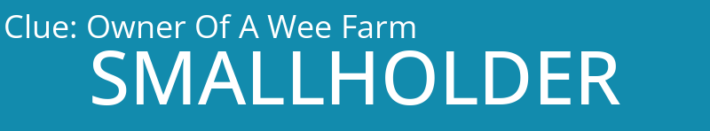 Owner Of A Wee Farm