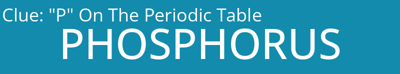 "P" On The Periodic Table