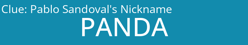 Pablo Sandoval's Nickname