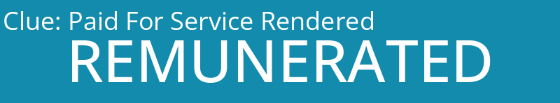 Paid For Service Rendered