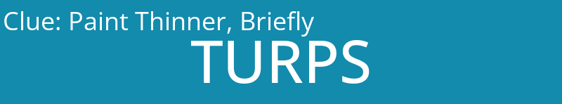 Paint Thinner, Briefly