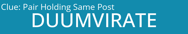 Pair Holding Same Post