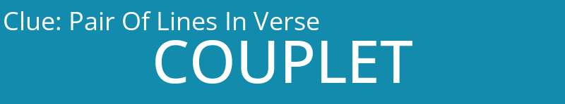 Pair Of Lines In Verse