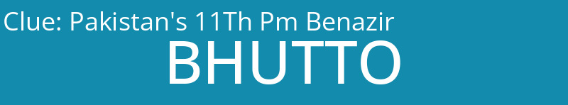 Pakistan's 11Th Pm Benazir