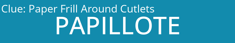 Paper Frill Around Cutlets