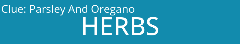 Parsley And Oregano