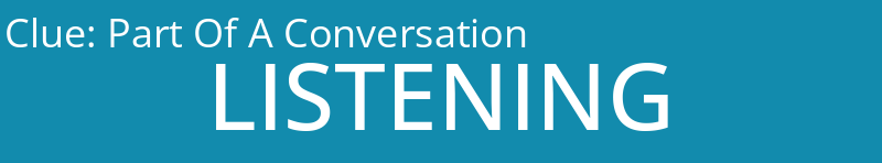 Part Of A Conversation