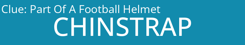 Part Of A Football Helmet