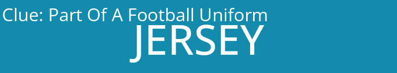 Part Of A Football Uniform